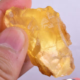 360 Grams GOLDEN OPAL CANDY Rough Facet Old Stock Translucent Mineral Specimen O784