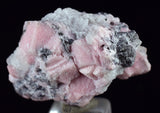 2.7cms RHODOCHROSITE CUBIC QUARTZ Peru Crystals Collector Mineral Specimen R727