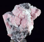 2.7cms RHODOCHROSITE CUBIC QUARTZ Peru Crystals Collector Mineral Specimen R727