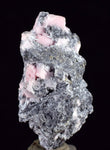 3.4cms RHODOCHROSITE CUBIC QUARTZ Peru Crystals Collector Mineral Specimen R728