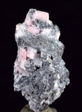 3.4cms RHODOCHROSITE CUBIC QUARTZ Peru Crystals Collector Mineral Specimen R728