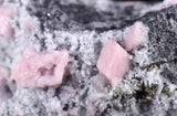 5.6cms RHODOCHROSITE CUBIC QUARTZ Peru Crystals Collector Mineral Specimen R732