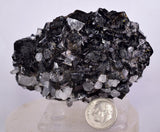 8cms CASSITERITE BRILLIANT CRYSTALS Facet Grade Shiny Bolivia Mineral E122