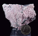 6.4cms RHODOCHROSITE ROSETTE QUARTZ Peru Crystals Collector Mineral Specimen R739