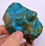 87grs BLUE OPAL  Peru Scenic Quality Jewelry Collector O786