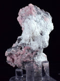 5.9cms RHODOCHROSITE ROSETTE QUARTZ Peru Crystals Collector Mineral Specimen R742