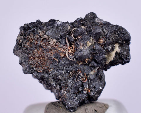 1.1cms NATIVE SILVER WIRES Peru Uchuchaccua Mine 2000 Discovery Mineral Specimen H348