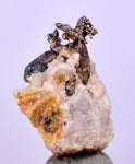 1cms NATIVE SILVER WIRES Quartz Peru Mineral Specimen H352