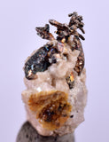 1cms NATIVE SILVER WIRES Quartz Peru Mineral Specimen H352