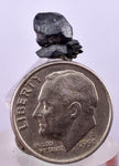 1cms ACANTHITE SILVER CRYSTAL Peru Crystals Uchuchaccua Mine Mineral Specimen H354