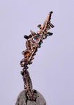 1.2cms NATIVE SILVER WIRES  Peru Mineral Specimen H355