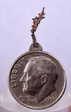 1.2cms NATIVE SILVER WIRES  Peru Mineral Specimen H355