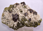 17cms BOURNONITE CRYSTAL QUARTZ Epidote Mineral Specimen I226