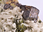 17cms BOURNONITE CRYSTAL QUARTZ Epidote Mineral Specimen I226