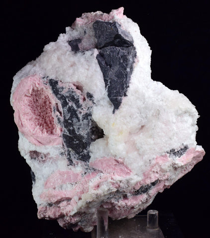 16cms RHODOCHROSITE ROSETTE PYRITE Mangano Calcite Peru Crystals Collector Mineral Specimen R704