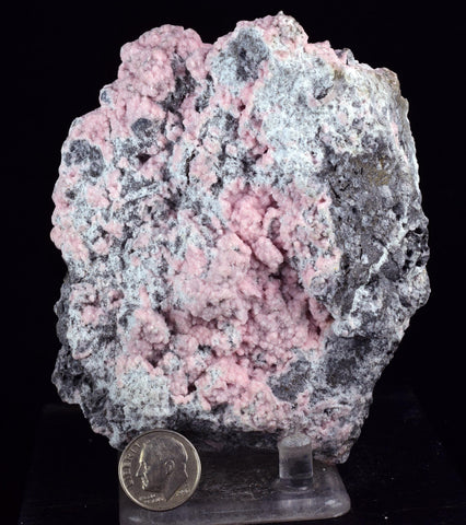 10cms RHODOCHROSITE ROSETTE QUARTZ Peru Crystals Collector Mineral Specimen R705