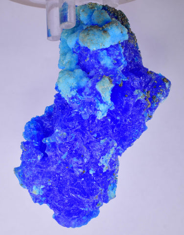 9.5cms CHALCANTHITE ROMERITE ALUNOGEN Botryoidal Crystals Copiatite Coquimbite ? New Find Peru Translucent Rare Stable For Display F442