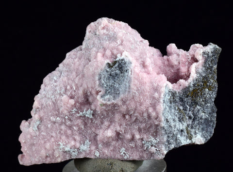 5.6cms RHODOCHROSITE ROSETTE QUARTZ Peru Crystals Collector Mineral Specimen R716