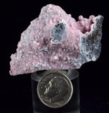 5.6cms RHODOCHROSITE ROSETTE QUARTZ Peru Crystals Collector Mineral Specimen R716