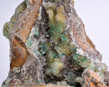 11cms GEM SILICA CHRYSOCOLLA Druzy Quartz Lily Mine Peru Mineral Specimen D276