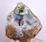 7cms GEM SILICA CHRYSOCOLLA Druzy Quartz Lily Mine Peru Mineral Specimen D278
