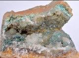 8cms GEM SILICA CHRYSOCOLLA Druzy Quartz Lily Mine Peru Mineral Specimen D279