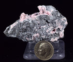 5.9cms RHODOCHROSITE ROSETTE QUARTZ Peru Crystals Collector Mineral Specimen R753