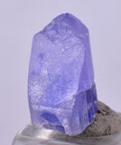 3carats GEM TANZANITE CRYSTAL Zoisite High Yield Gemstone  Merelani Hills Tanzania Unheated Terminated Mineral Specimen T453