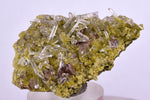 4.5cms AXINITE QUARTZ CRYSTALS Cluster Prehnite Peru Mineral Specimen Collectors A591