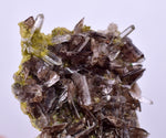 3.5cms AXINITE QUARTZ CRYSTALS Cluster Prehnite Peru Mineral Specimen Collectors A592