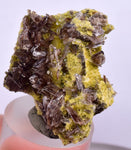 3.1cms AXINITE QUARTZ CRYSTALS Cluster Prehnite Peru Mineral Specimen Collectors A595.
.