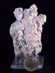 6.3cms RHODOCHROSITE ROSETTE QUARTZ Peru Crystals Collector Mineral Specimen R724
