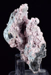 5.9cms RHODOCHROSITE ROSETTE QUARTZ Peru Crystals Collector Mineral Specimen R725