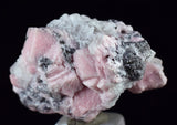 2.7cms RHODOCHROSITE CUBIC QUARTZ Peru Crystals Collector Mineral Specimen R727