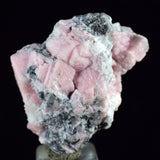 2.7cms RHODOCHROSITE CUBIC QUARTZ Peru Crystals Collector Mineral Specimen R727