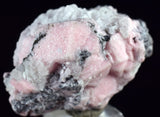 2.7cms RHODOCHROSITE CUBIC QUARTZ Peru Crystals Collector Mineral Specimen R727
