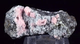 5.6cms RHODOCHROSITE CUBIC QUARTZ Peru Crystals Collector Mineral Specimen R732