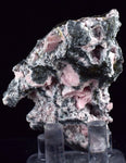 6cms RHODOCHROSITE ROSETTE QUARTZ Peru Crystals Collector Mineral Specimen R740