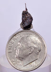 1cms NATIVE SILVER WIRES Peru Uchuchaccua Mine 2000 Discovery Mineral Specimen H351
