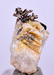 1cms NATIVE SILVER WIRES Quartz Peru Mineral Specimen H352
