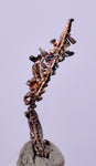 1.2cms NATIVE SILVER WIRES  Peru Mineral Specimen H355