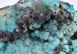12cms GEM SILICA CHRYSOCOLLA Druzy Quartz Peru Mineral Specimen D280