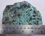 12cms GEM SILICA CHRYSOCOLLA Druzy Quartz Peru Mineral Specimen D280