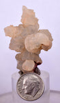 4.4cms PREHNITE  EPIDOTE CRYSTALS Tourmaline Zoisite Peru Mineral Specime UE197