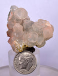4.1cms PREHNITE  EPIDOTE CRYSTALS Tourmaline Zoisite Peru Mineral Specime UE198