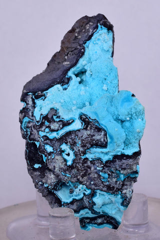 5.7cms CHRYSOCOLLA GRAPE BOTRYOIDAL Premium Peru Spheres Crystals Blue Color Cluster Stalactite C30