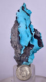 7.1cms CHRYSOCOLLA GRAPE BOTRYOIDAL Premium Peru Spheres Crystals Blue Color Cluster Stalactite C32