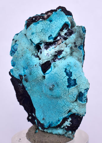 4.1cms CHRYSOCOLLA GRAPE BOTRYOIDAL Premium Peru Spheres Crystals Blue Color Cluster Stalactite C35