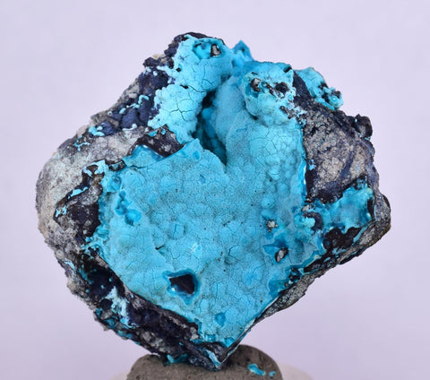 3.7cms CHRYSOCOLLA GRAPE BOTRYOIDAL Premium Peru Spheres Crystals Blue Color Cluster Stalactite C36