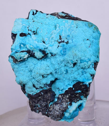 4cms CHRYSOCOLLA GRAPE BOTRYOIDAL Premium Peru Spheres Crystals Blue Color Cluster Stalactite C38